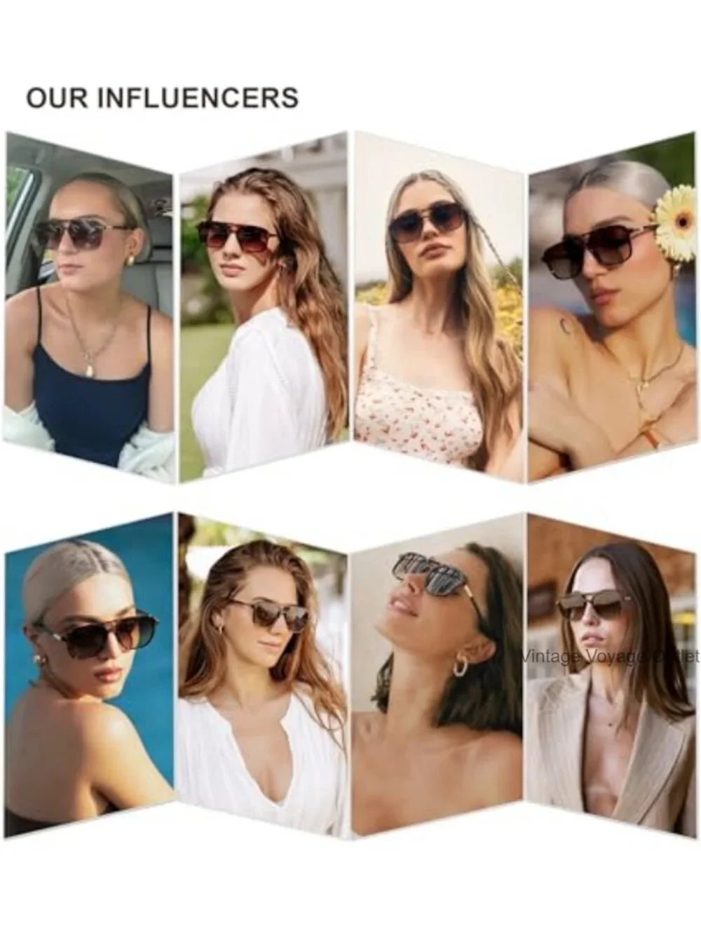Retro Aviator Sunglasses Women Men Trendy Rectangle UV400 Protection Slim Frame